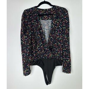 AFRM Heart Shape Print Bodysuit